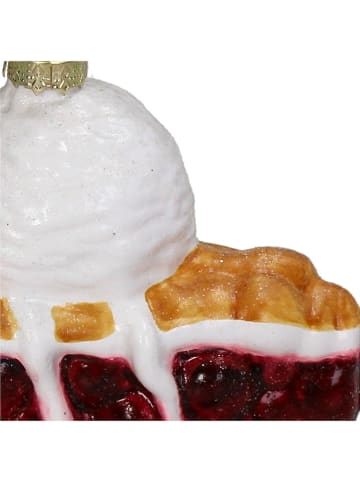 Kersten Kerstboomversiering "Cherry Cake" meerkleurig - (H)8,5 cm