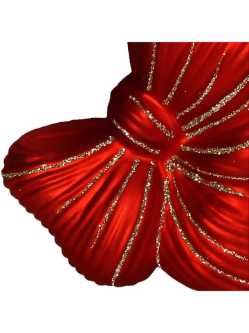 Kersten Baumschmuck "Bow Glass" in Rot - (H)8,5 cm