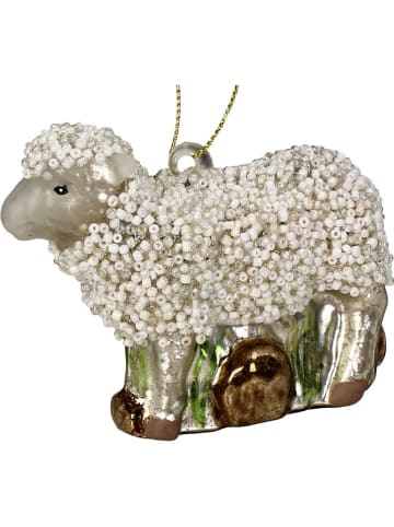 Kersten Kerstboomversiering "Sheep" wit - (H)10,5 cm