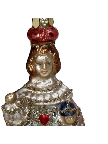 Kersten Ozdoba choinkowa "Priest with Globe" ze wzorem - wys. 14 cm