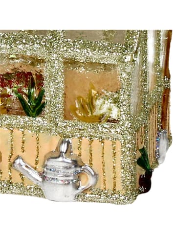 Kersten Ozdoba choinkowa "Small Greenhouse" ze wzorem - wys. 7,5 cm