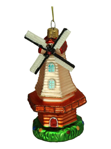 Kersten Kerstboomversiering "Windmill" meerkleurig - (H)12,8 cm