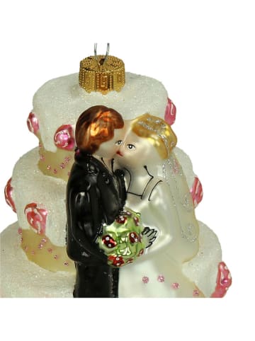 Kersten Baumschmuck "Wedding Cake" in Bunt - (H)10,5 cm