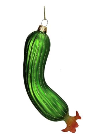 Kersten Baumschmuck "Courgette" in Grün - (H)13,5 cm 