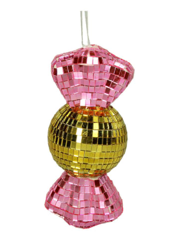 Kersten Baumschmuck "Disco Candy" in Rosa/ Gold - (H)16 cm 
