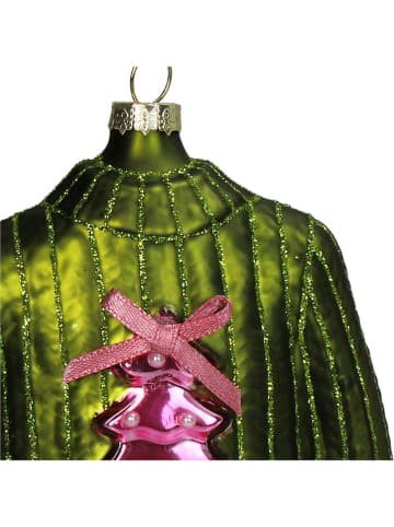 Kersten Baumschmuck "Christmas Jumper" in Grün - (H)11,4 cm