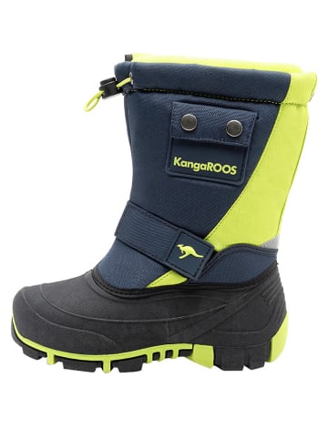 Kangaroos Winterlaarzen "Kanga-Bean II" donkerblauw/groen