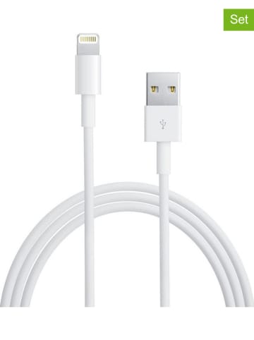SmartCase Kable lightning (3 szt.) w kolorze białym - dł. 1 m