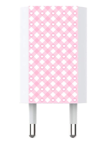 SmartCase Wtyczka sieciowa USB w kolorze jasnoróżowym