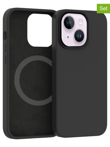 SmartCase 5tlg. Set: Full-Body-Case für iPhone 14 PLUS in Schwarz