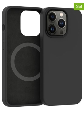 SmartCase 5tlg. Set: Full-Body-Case für iPhone 14 PRO in Schwarz
