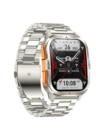 SmartCase Smartwatch w kolorze srebrnym