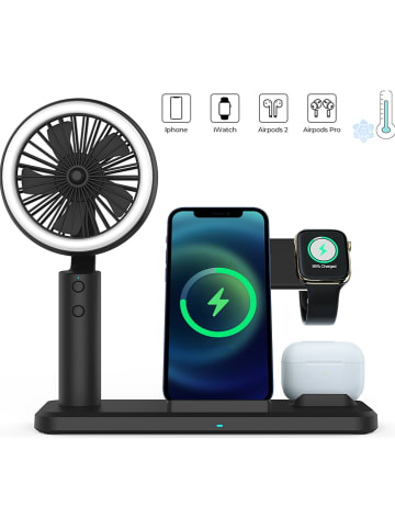 SmartCase 3in1-Induktions-Ladestation in Schwarz