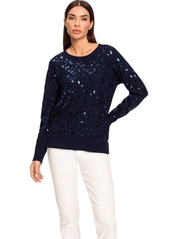 Heine Sweter w kolorze granatowym