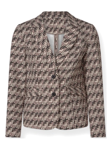 Heine Blazer in Taupe/ Schwarz