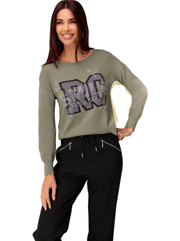 Heine Sweter w kolorze khaki