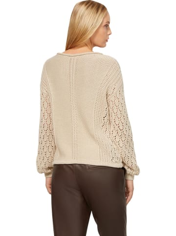 Heine Sweter w kolorze beżowym