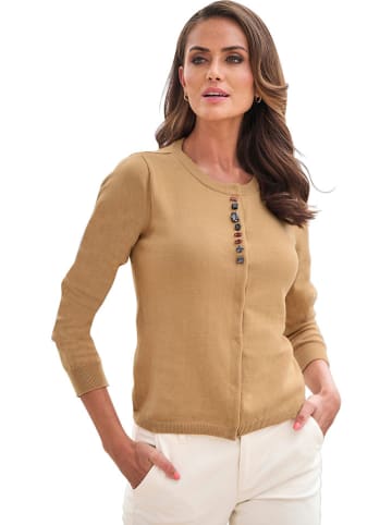Heine Cardigan in Hellbraun