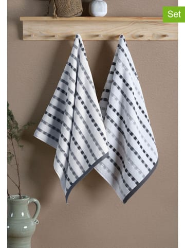 Colourful Cotton 2-delige set: handdoeken wit