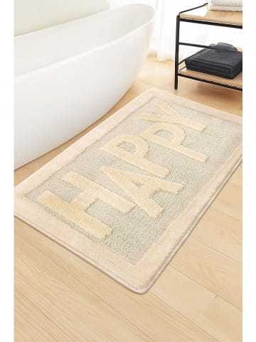 Colourful Cotton Badmat beige