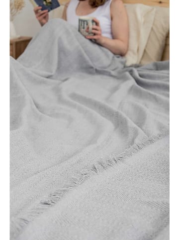 Colourful Cotton Bedsprei grijs