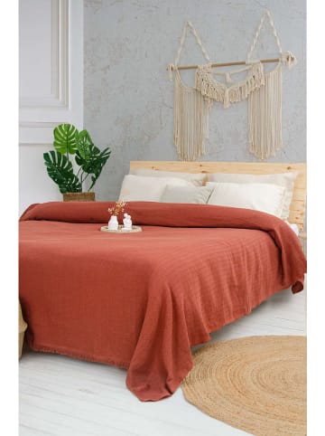 Colourful Cotton Tagesdecke in Rot