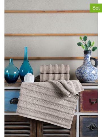 Colourful Cotton 2er-Set: Handtücher in Beige