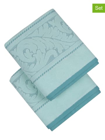 Colorful Cotton 2-delige set: handdoeken "Sultan" turquoise