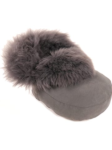 Kaiser Naturfellprodukte Voetenwarmer met lamsvacht antraciet - (L)40 x (B)31 x (H)13 cm