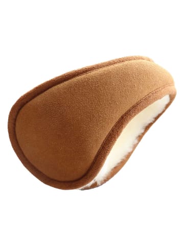 Kaiser Naturfellprodukte Wełniane nauszniki w kolorze jasnobrązowym