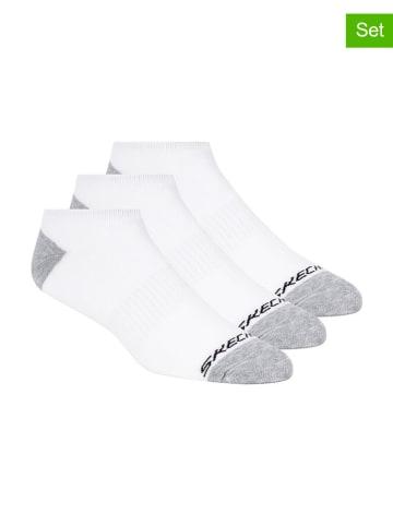 Skechers 3er-Set: Socken in Weiß
