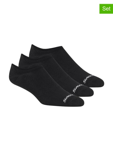 Skechers 3er-Set: Socken in Schwarz
