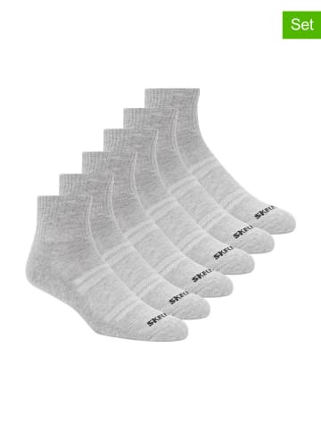 Skechers 6-delige set: sokken grijs