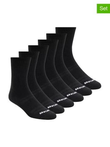 Skechers 12er-Set: Socken in Schwarz