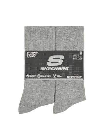 Skechers Skarpety (6 par) w kolorze szarym