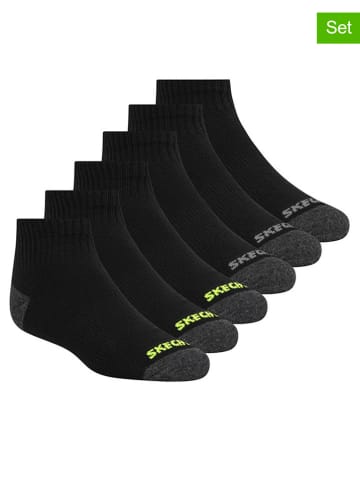 Skechers Skarpety (12 par) w kolorze czarnym, szarym i żółtym