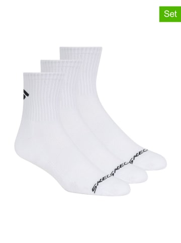 Skechers 6er-Set: Socken in Weiß