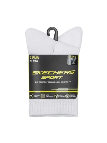 Skechers 6-delige set: sokken wit