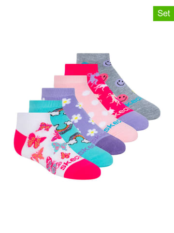 Skechers Skarpety (6 par) ze wzorem