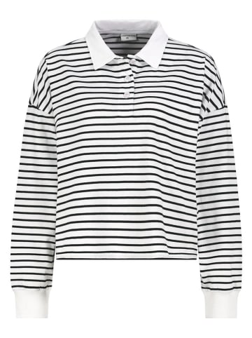 Eight2Nine Poloshirt in Weiß/ Schwarz