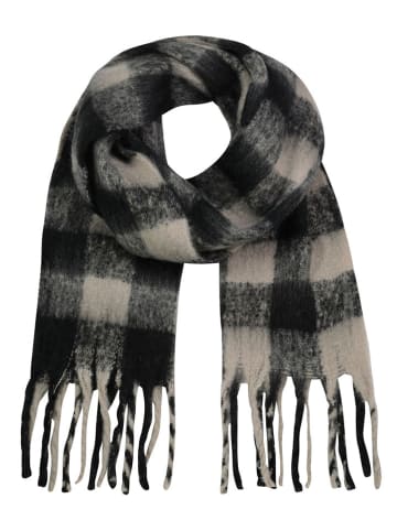 Eight2Nine Szal w kolorze czarno-beżowym