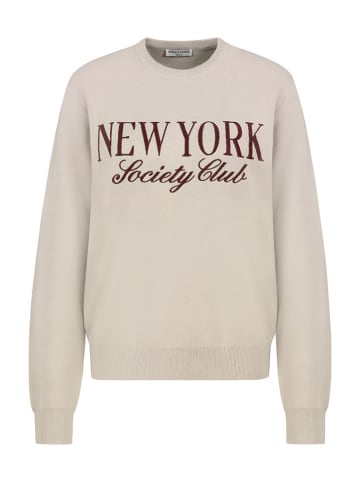 Eight2Nine Bluza w kolorze kremowym
