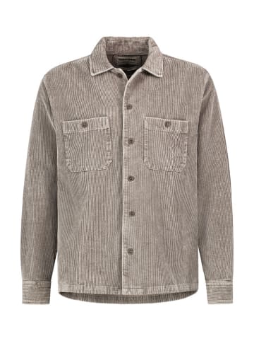 Corduroyblouse taupe