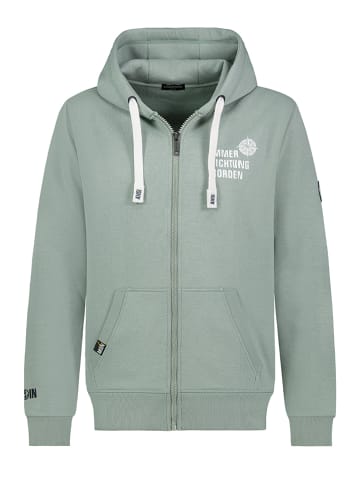 Eight2Nine Sweatjacke in Hellgrün