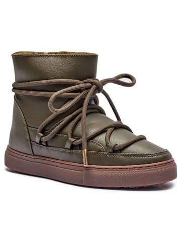 INUIKII Winterboots "Grape" in Khaki