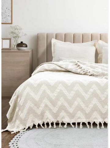 Samimi Bedsprei wit/beige - (L)230 x (B)200 cm
