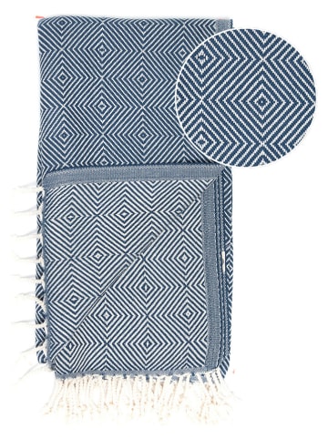 Samimi Hamamtuch in Blau - (L)180 x (B)100 cm