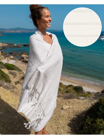Samimi Hamamtuch in Creme - (L)180 x (B)100 cm