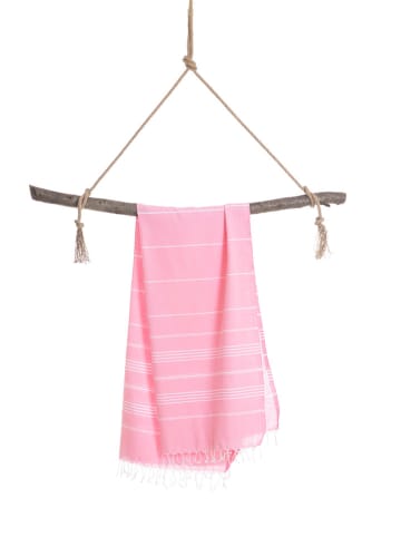 Towel to Go 2tlg. Set: "Wellness & Spa" in Rosa