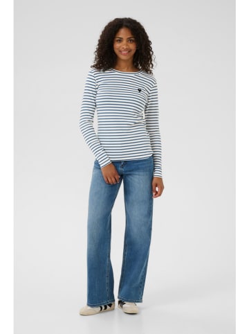 Kaffe Longsleeve in Weiß